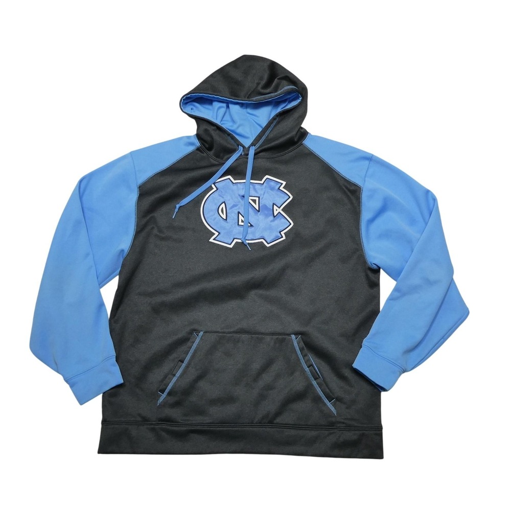 North Carolina Tar Heels Hoodie Mens Large Blue NCAA Badger Sport Sweatshirt